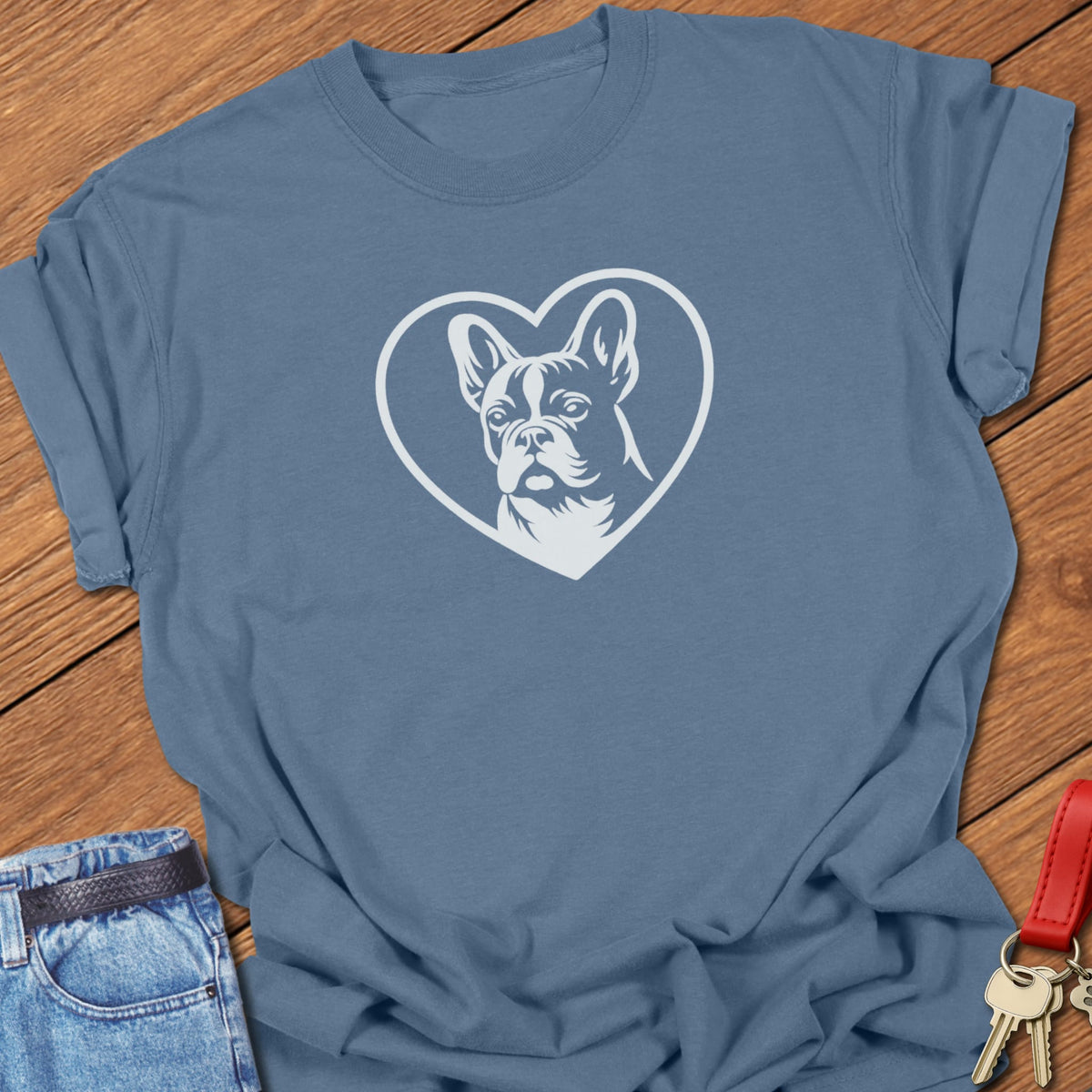 Amour Frenchie T Shirt