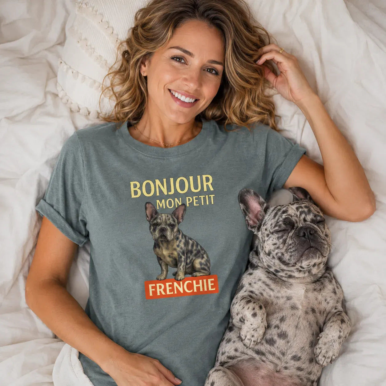 Art Deco Frenchie T Shirt