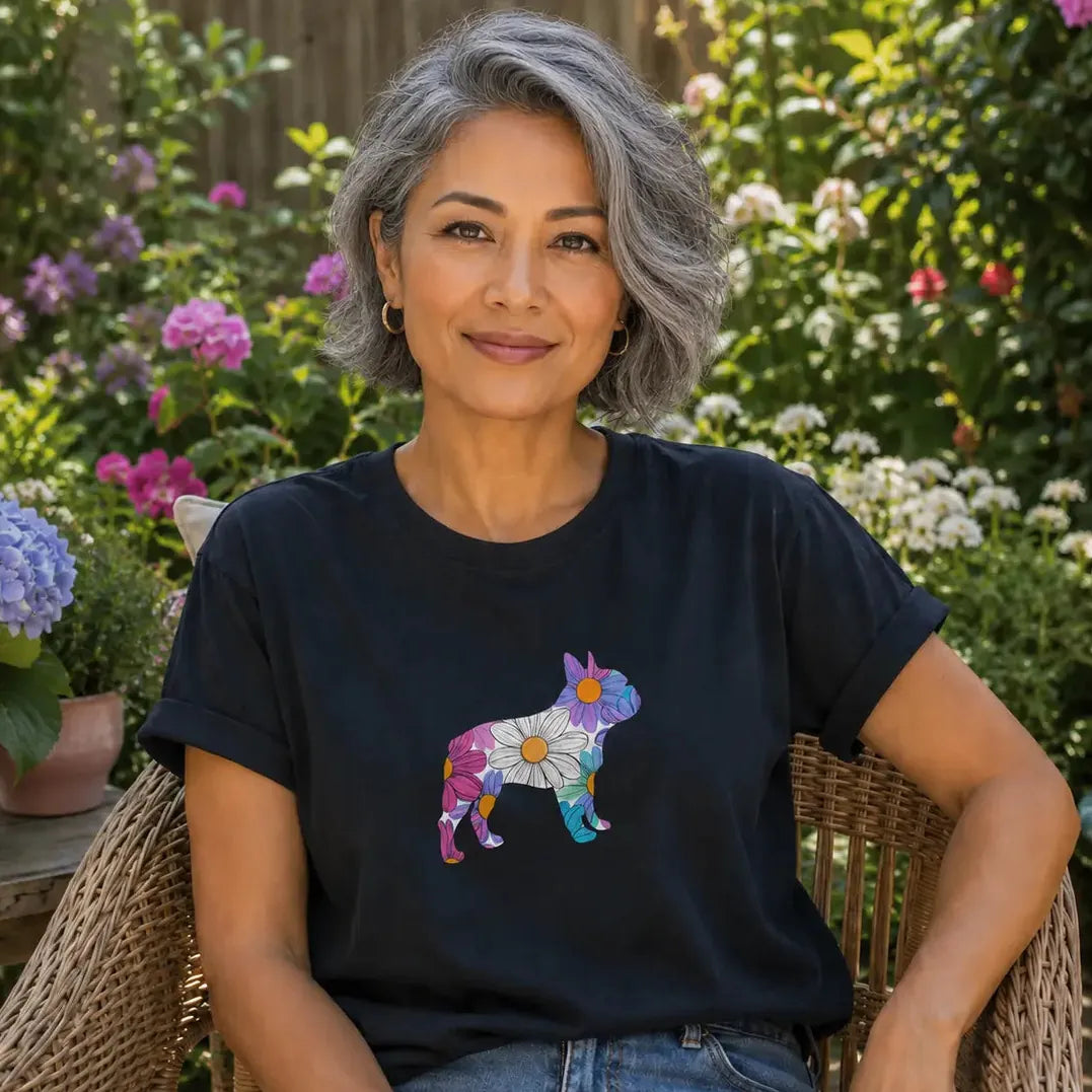 Blooming Frenchie T Shirt