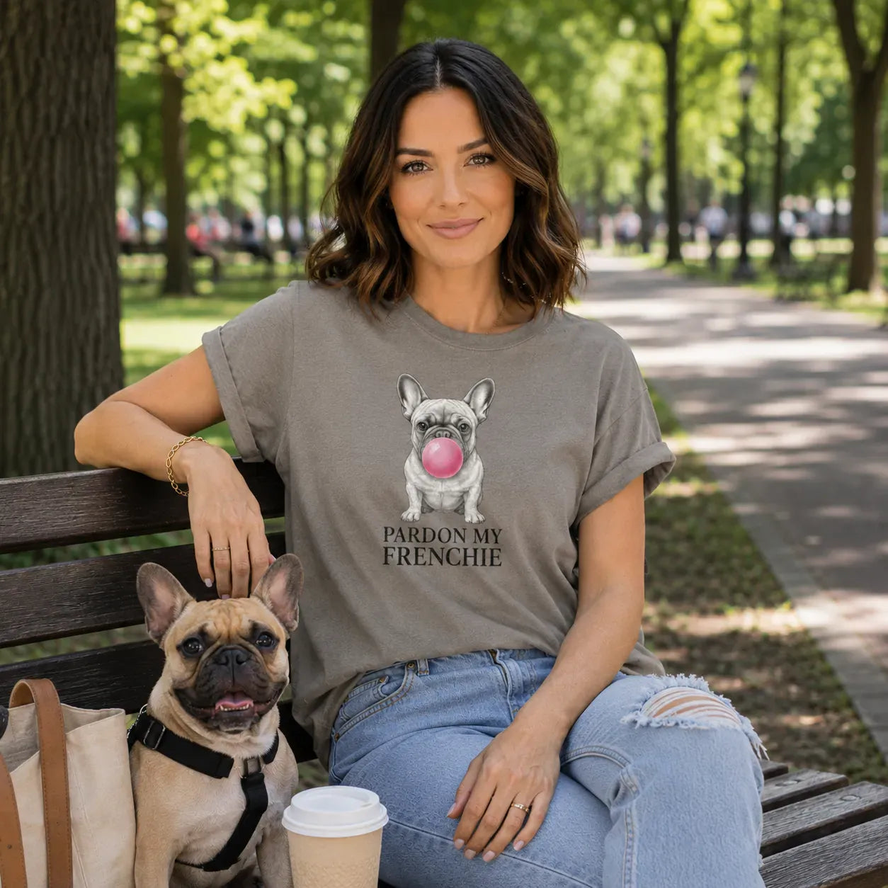 Frenchie Bubblegum T Shirt