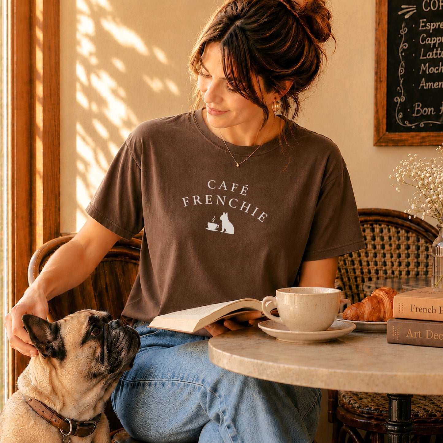 Café Frenchie T Shirt
