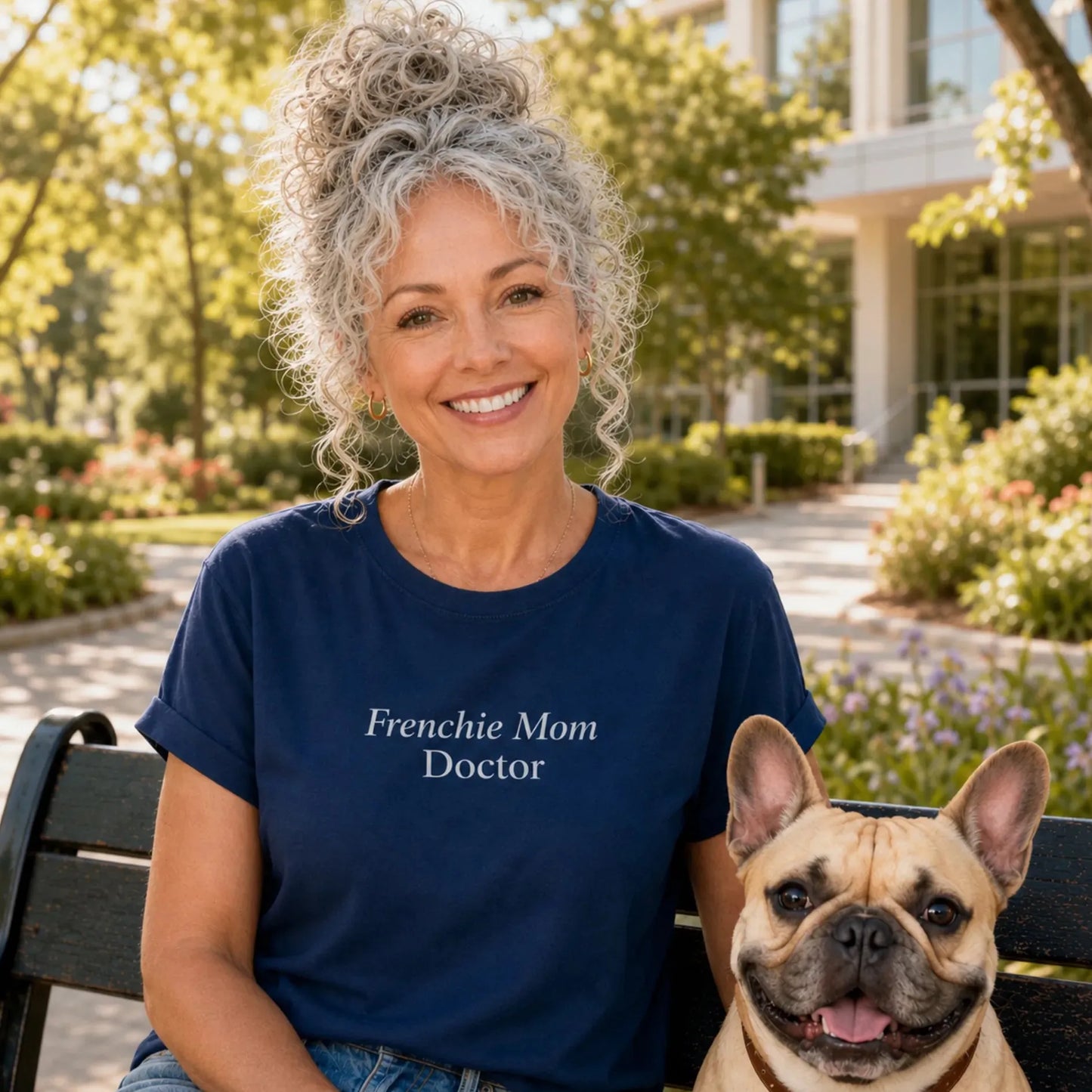 Frenchie Mom Doctor T Shirt