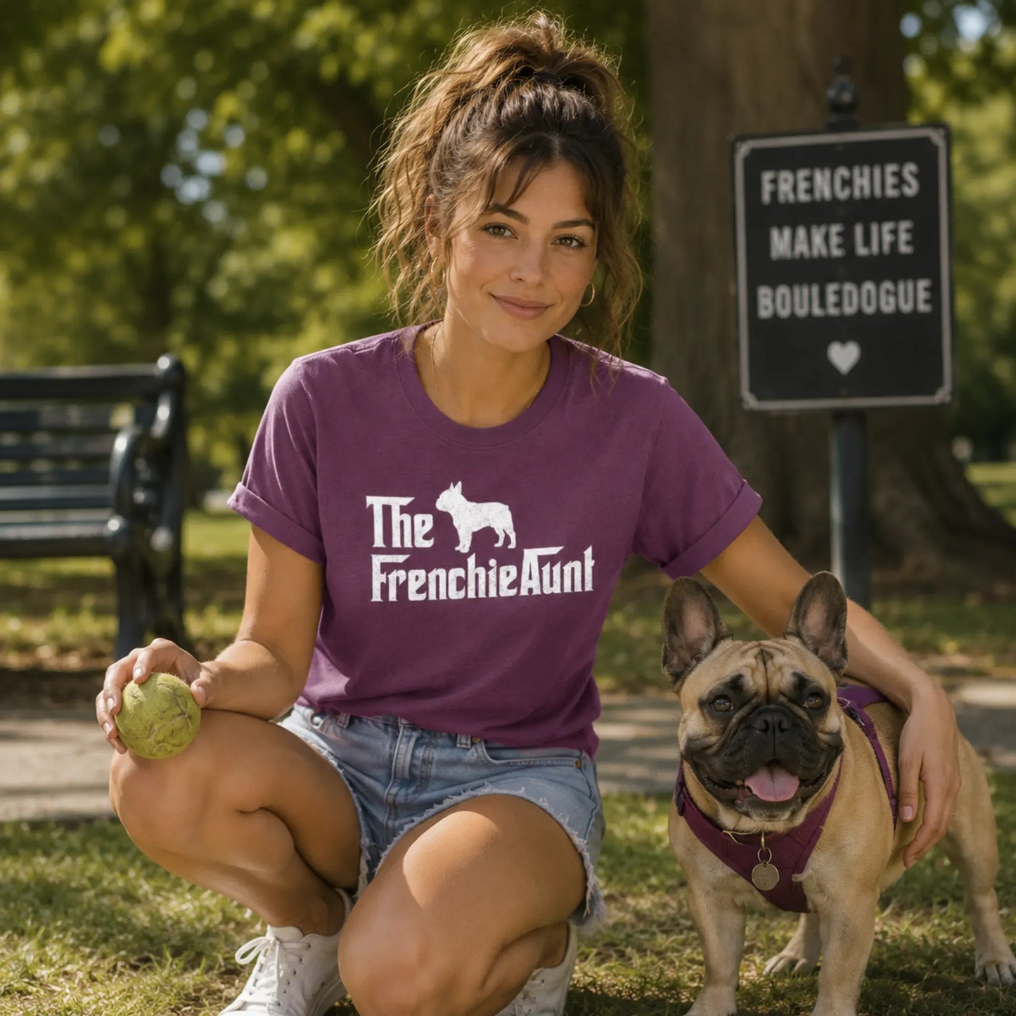 Frenchie Aunt T Shirt