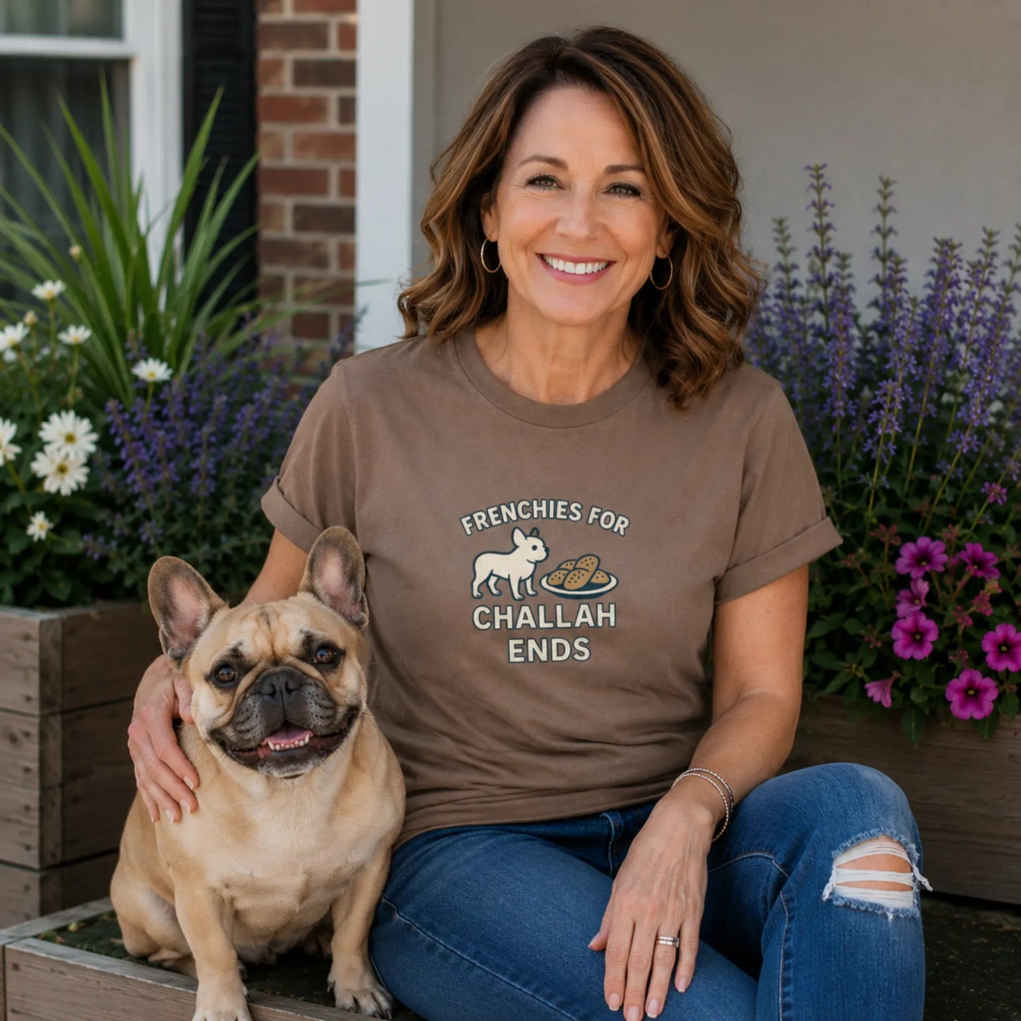 Frenchie Challah T Shirt