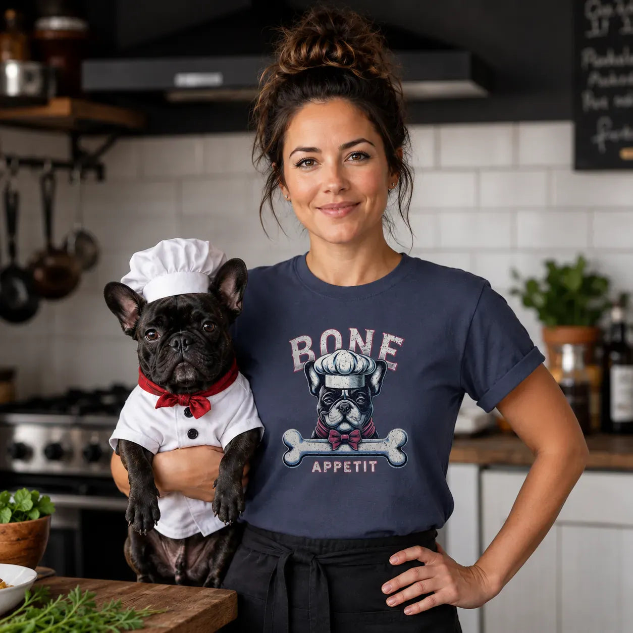 Frenchie Chef T Shirt