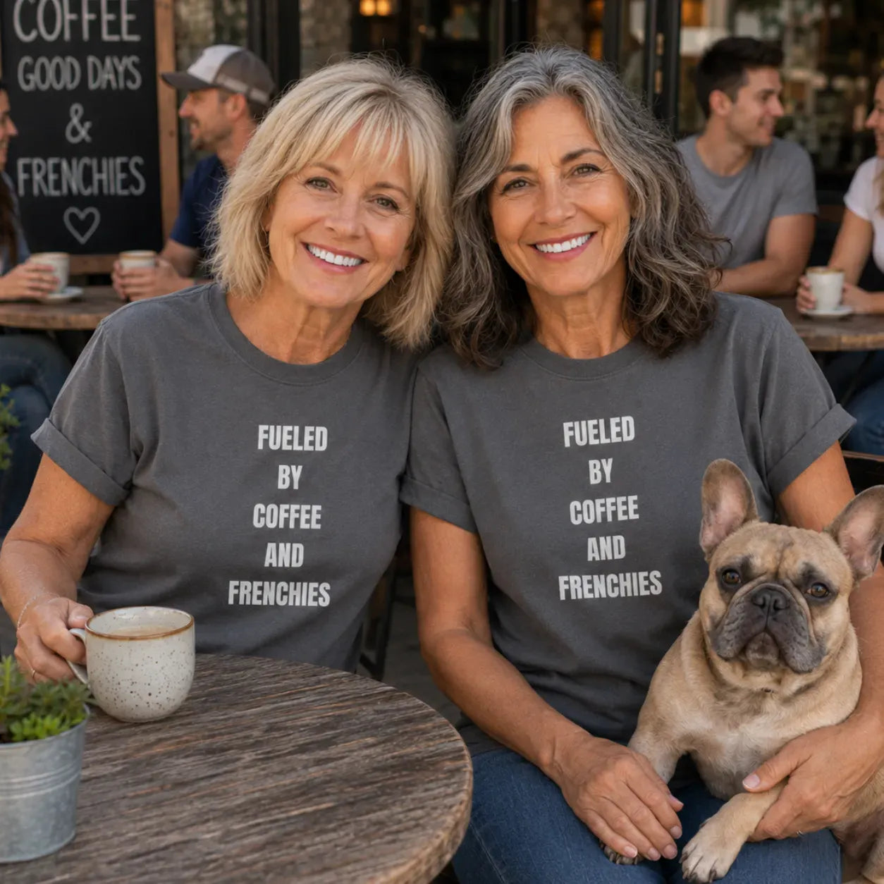 Frenchie Coffee T Shirt