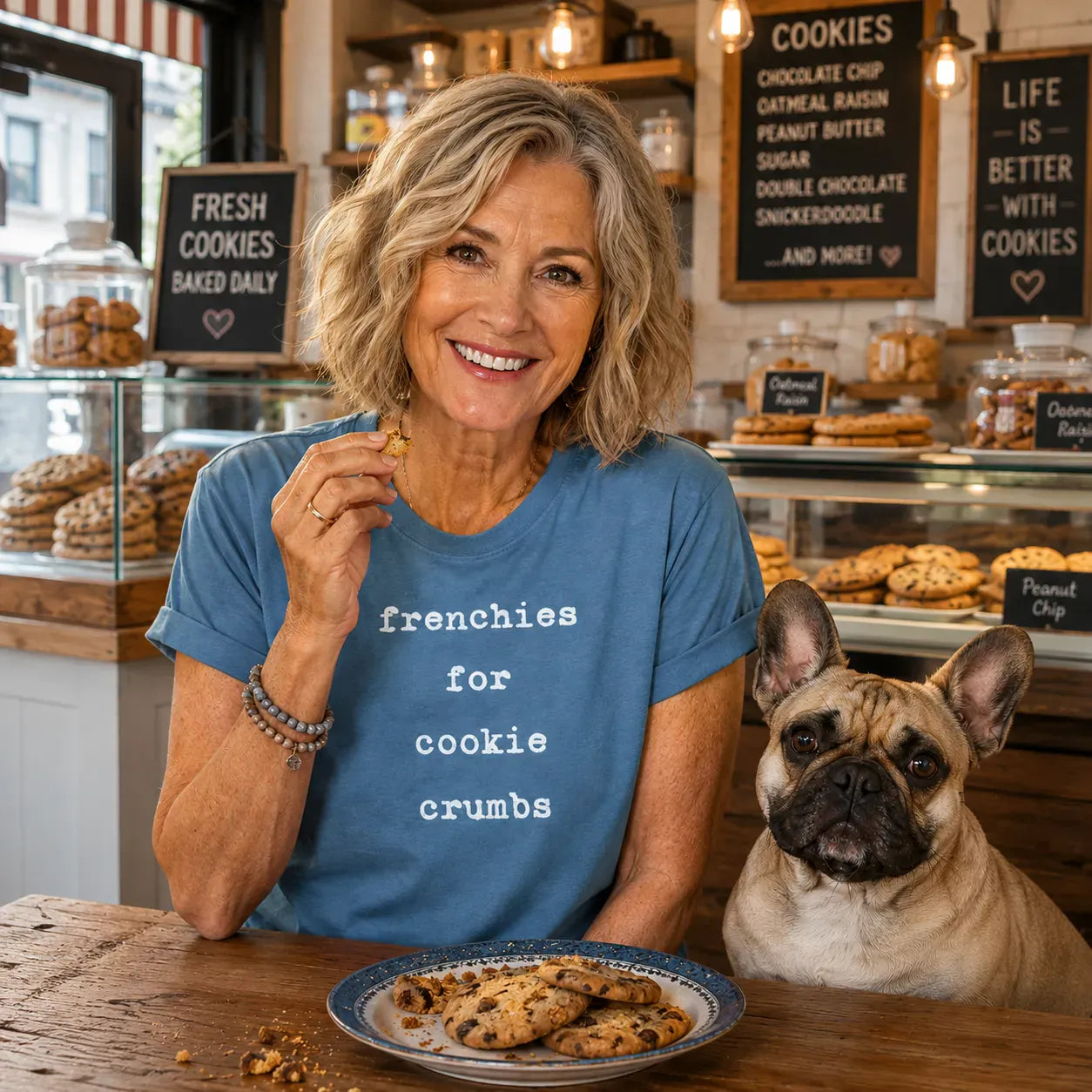 Frenchie Cookies T Shirt