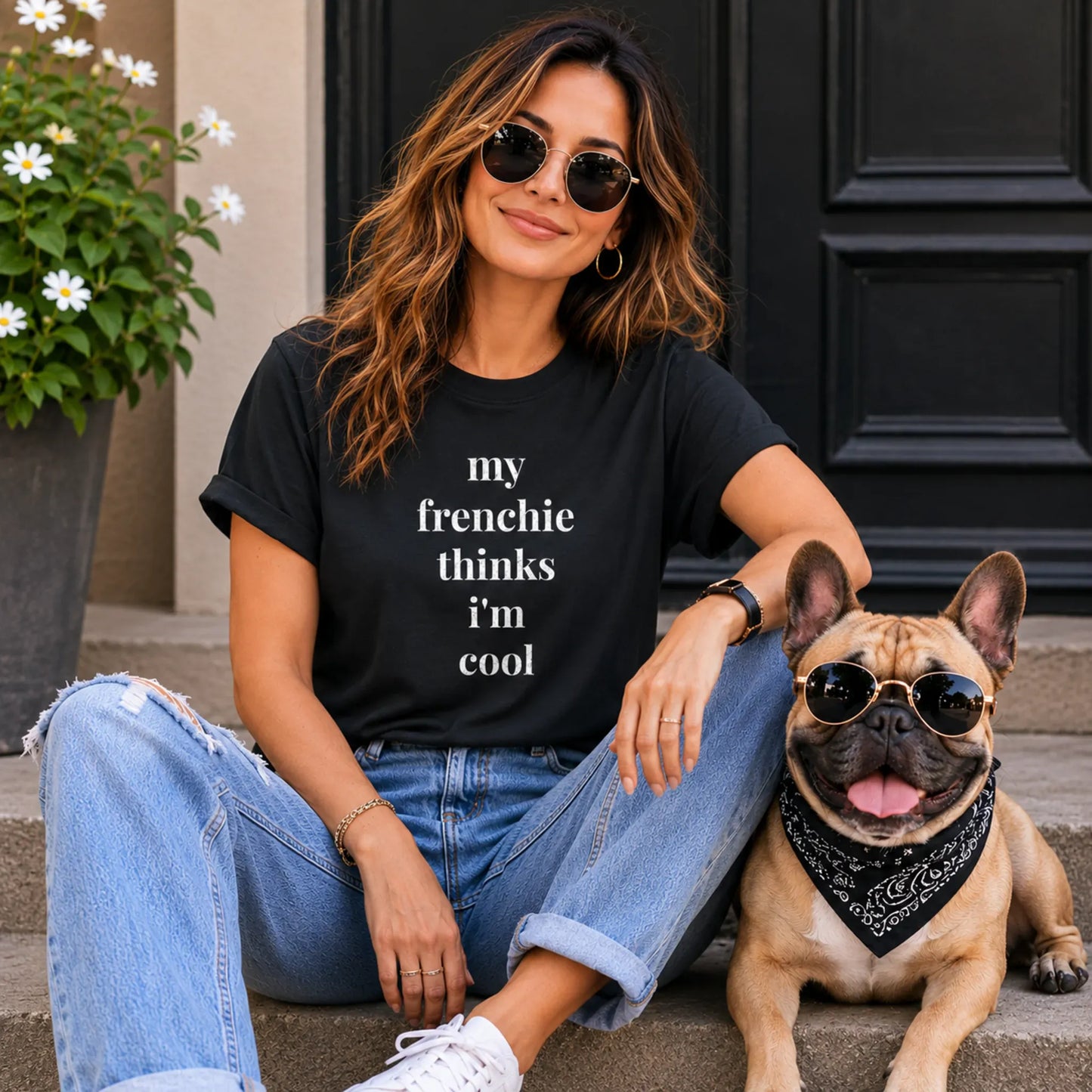 Frenchie Cool T Shirt