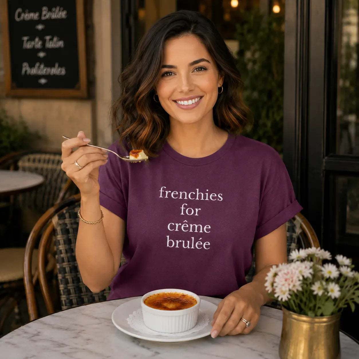 Frenchie Dessert T Shirt