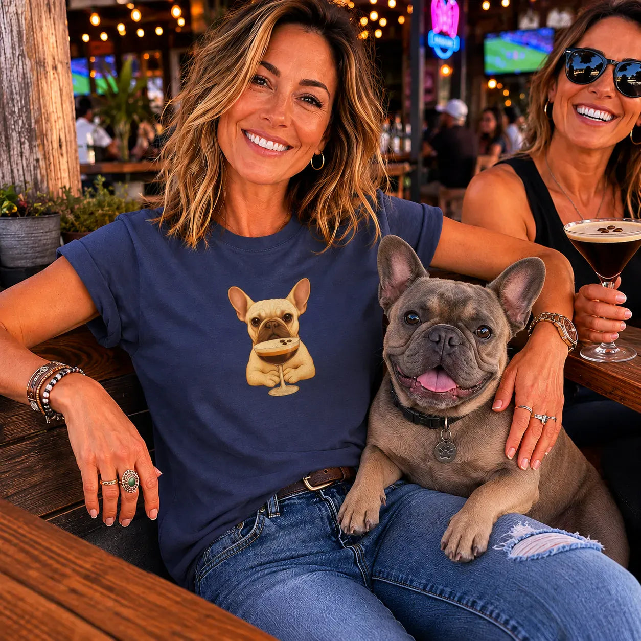 Frenchie Espresso T Shirt