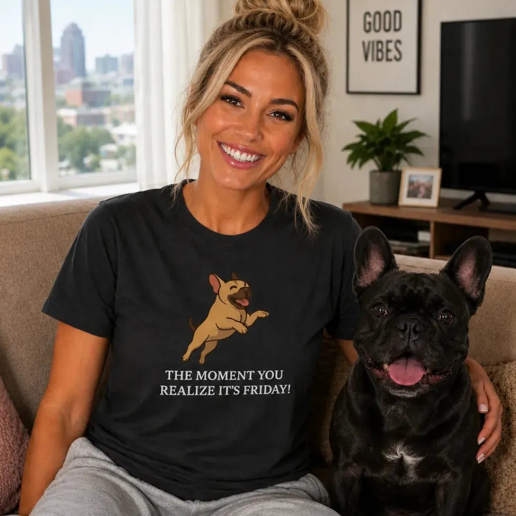 Frenchie Friday T Shirt