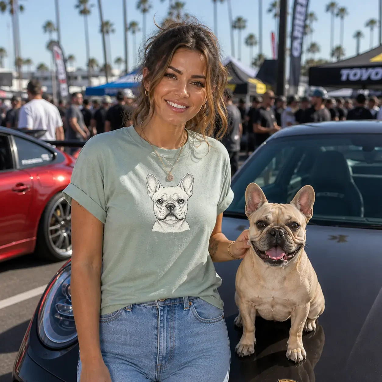 Frenchie Icon T Shirt