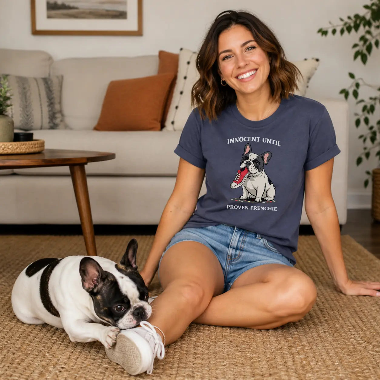 Frenchie Innocent T Shirt