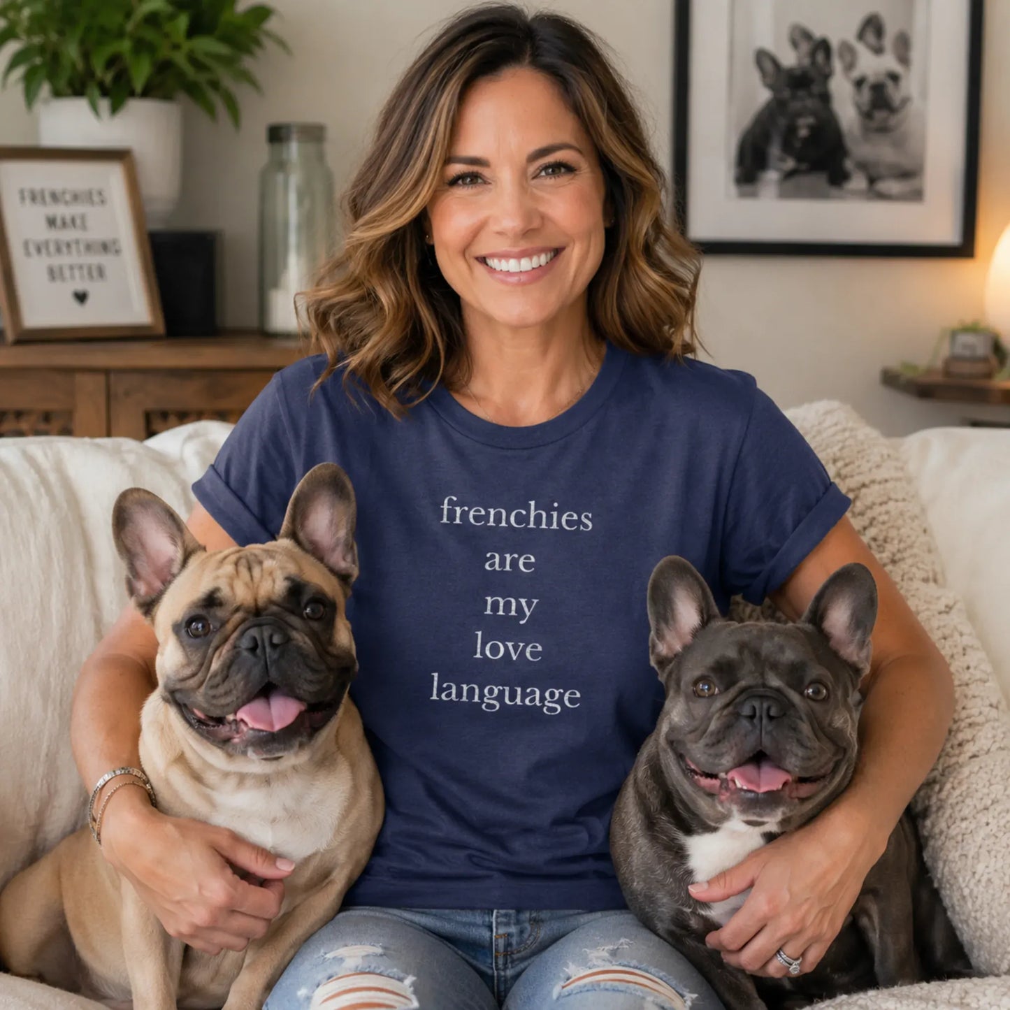 Frenchie Language T Shirt