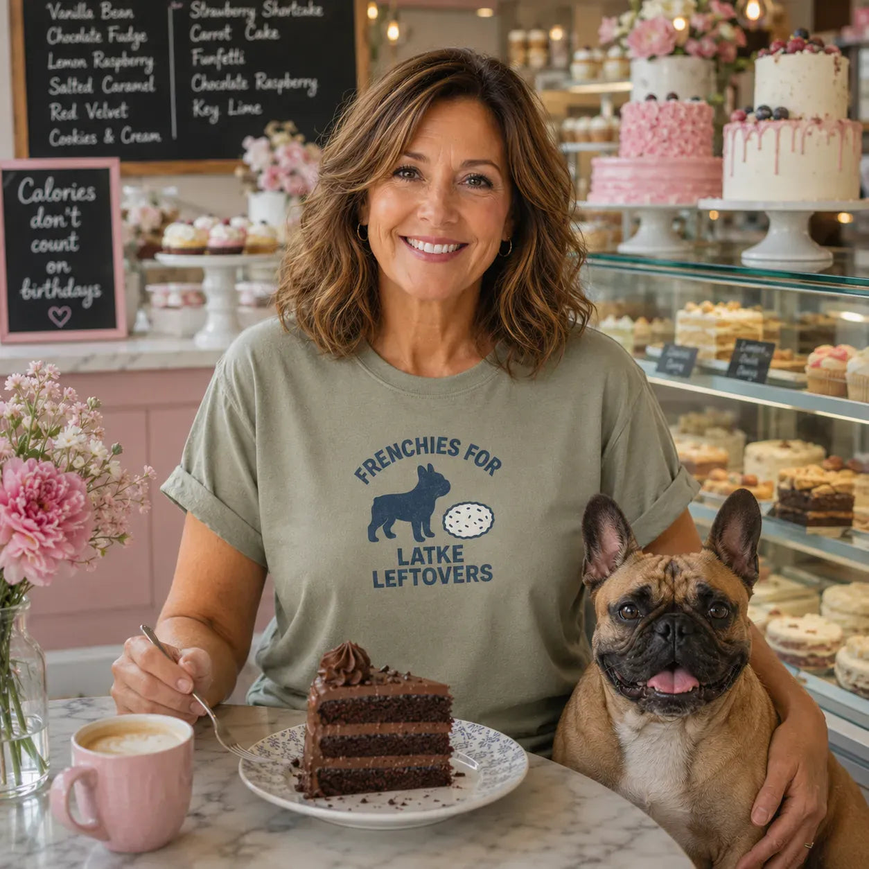 Frenchie Latke Love T Shirt