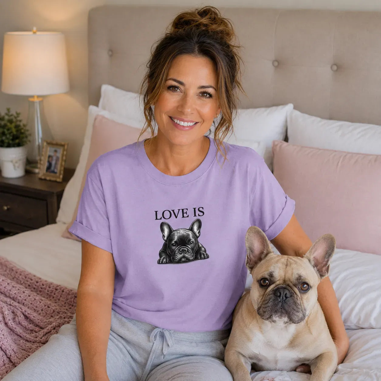Frenchie Love T Shirt