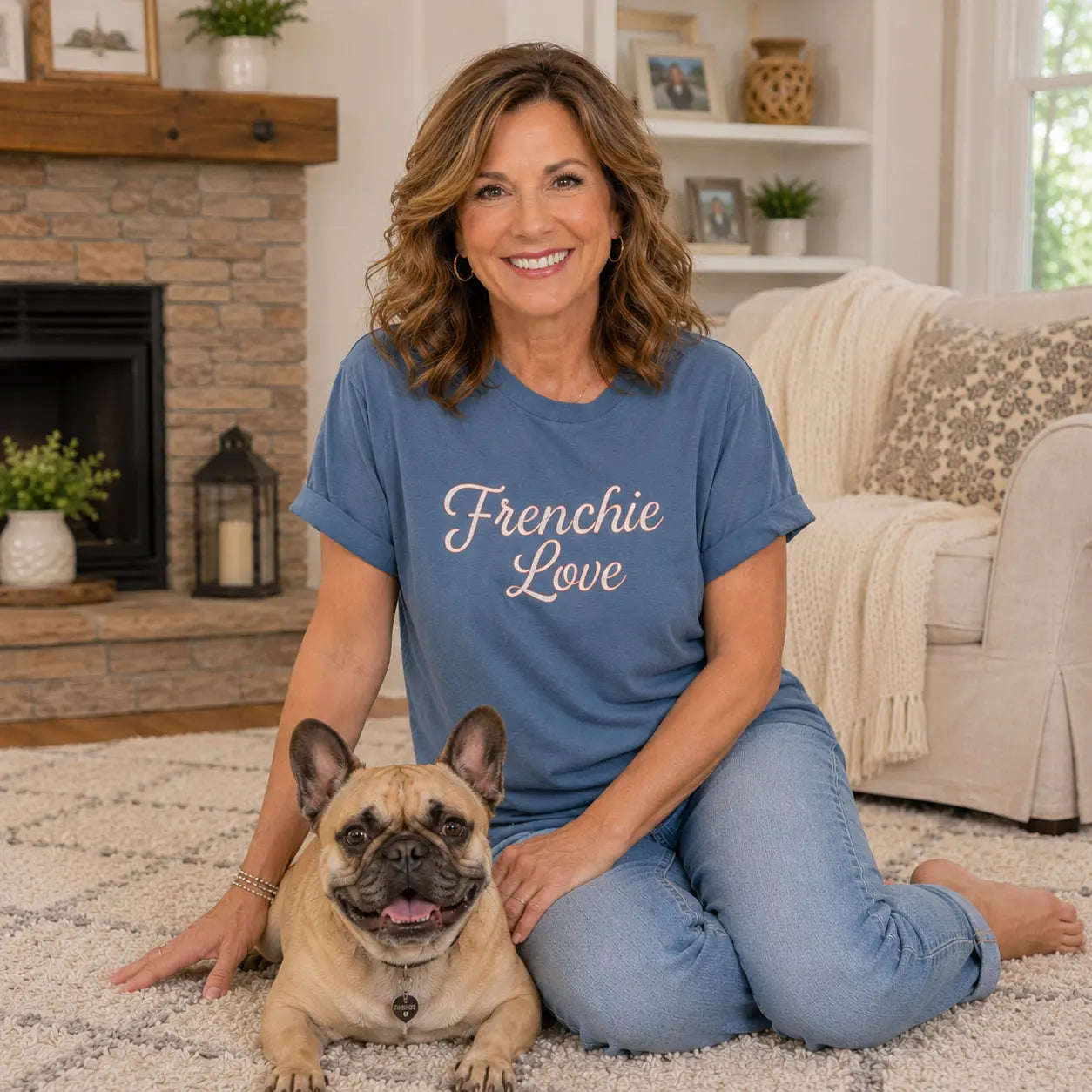 Frenchie Love T Shirt