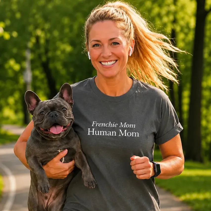 Frenchie Mom Human Mom T Shirt