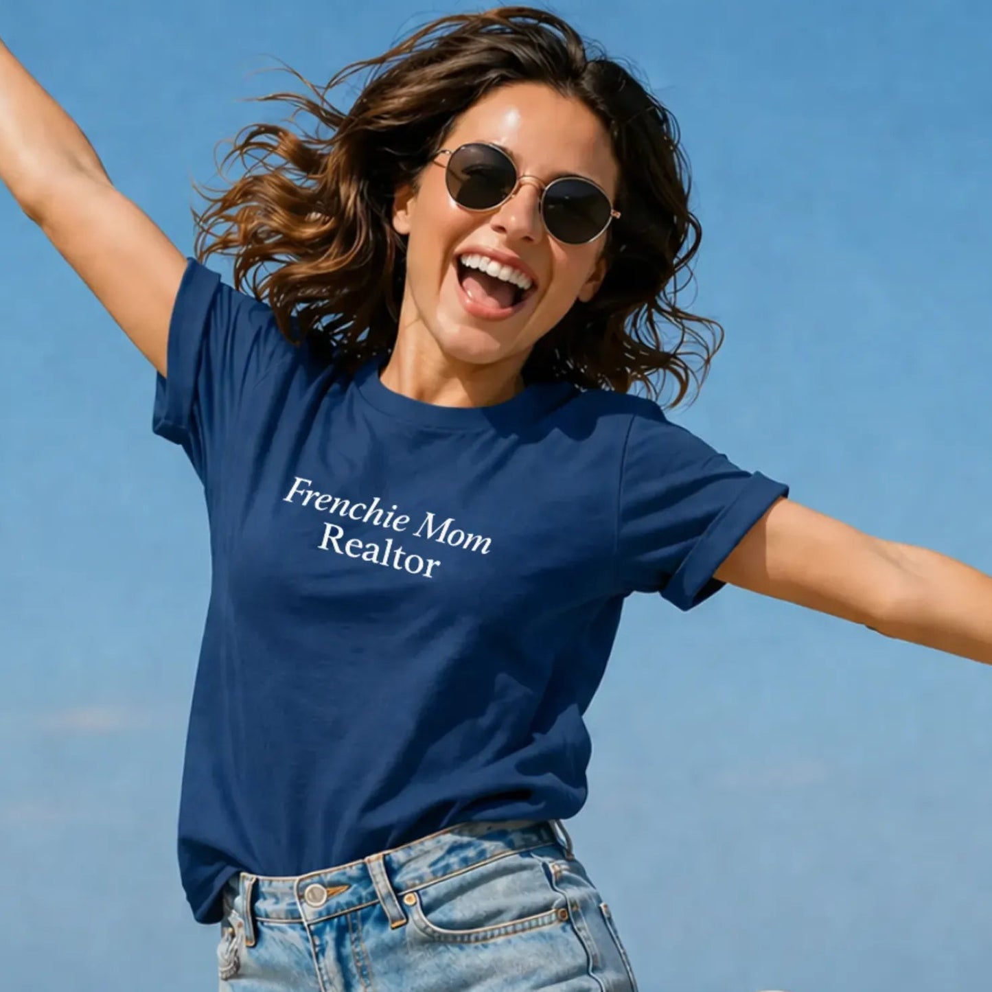 Frenchie Mom Realtor T Shirt