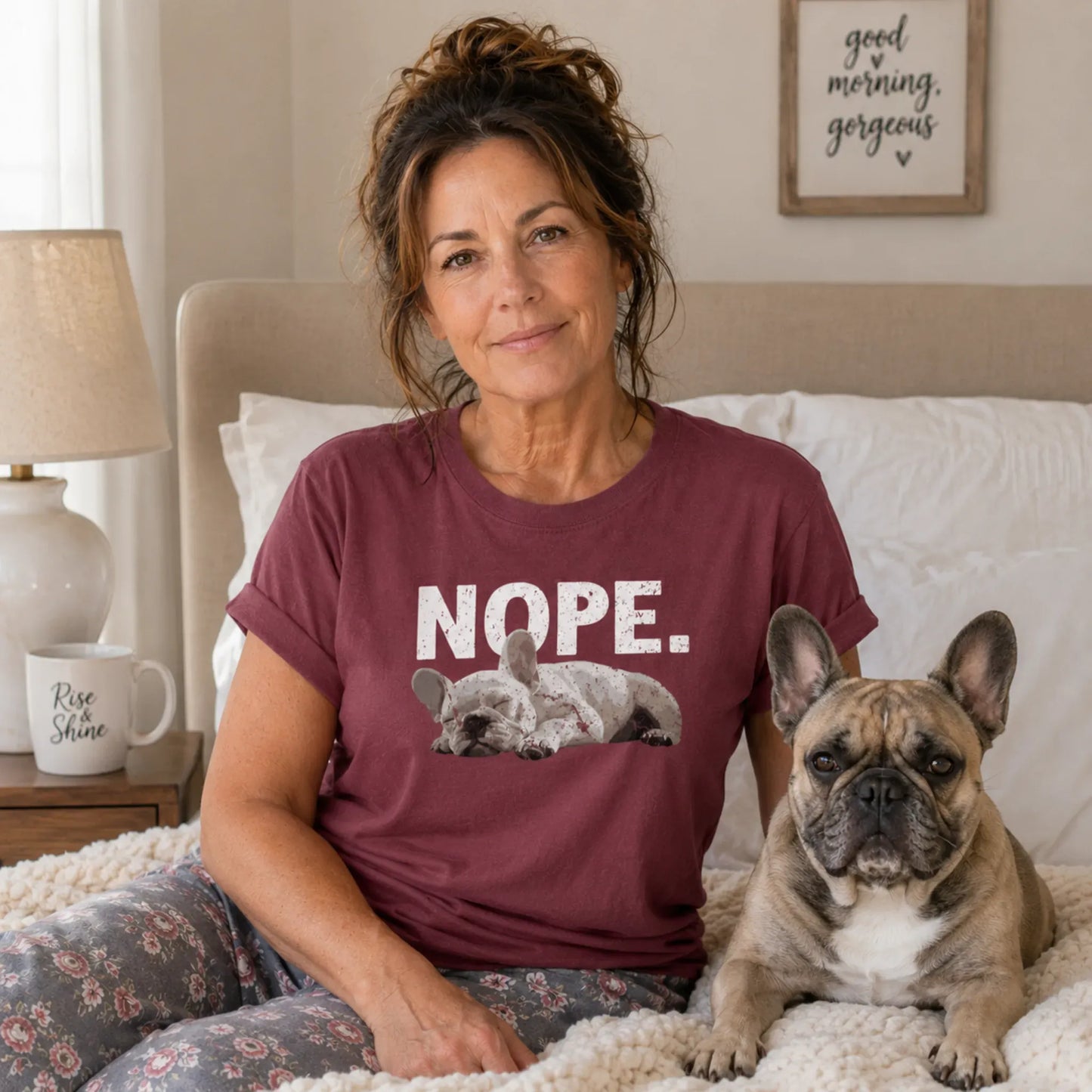 Frenchie Nope T Shirt