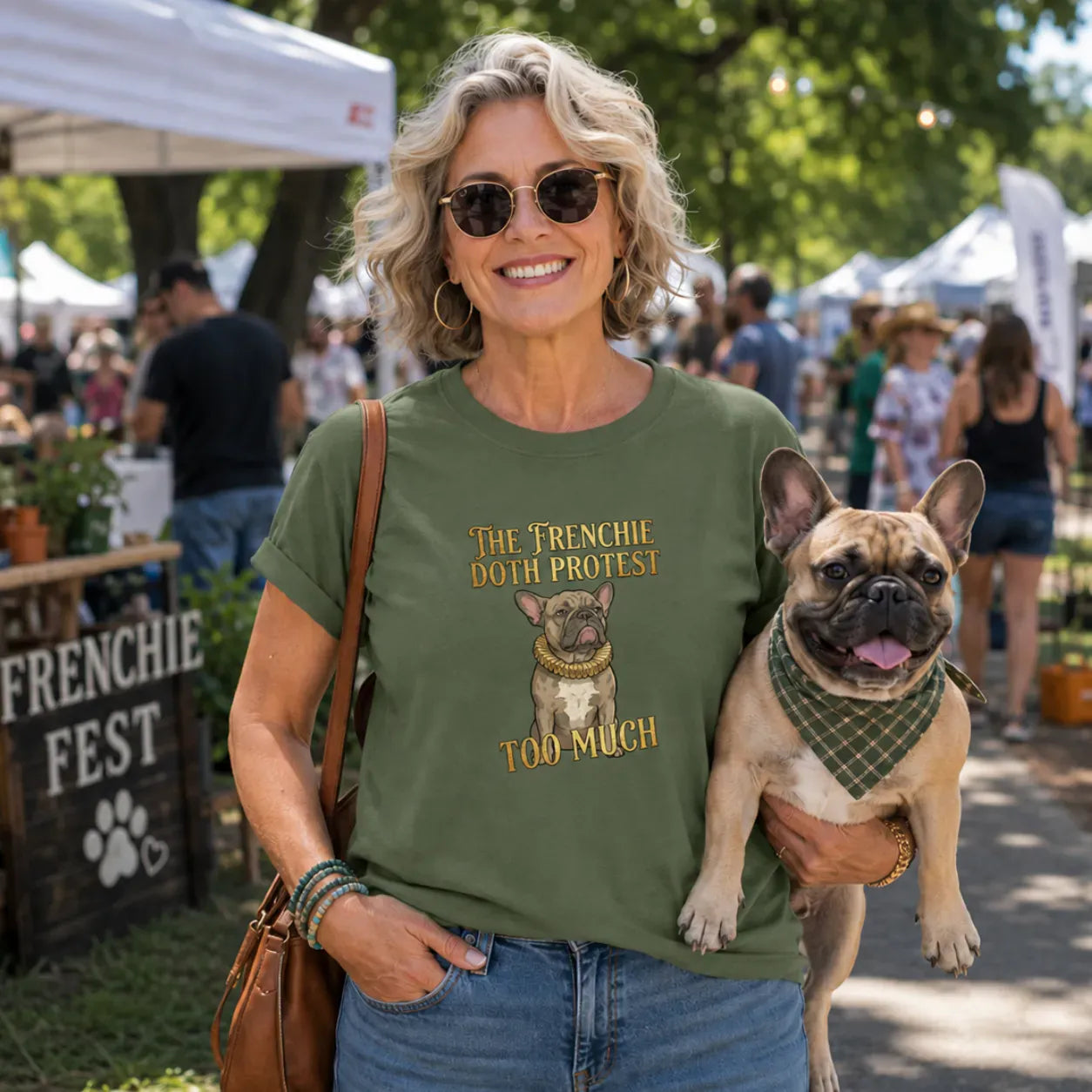 Frenchie Protest T Shirt