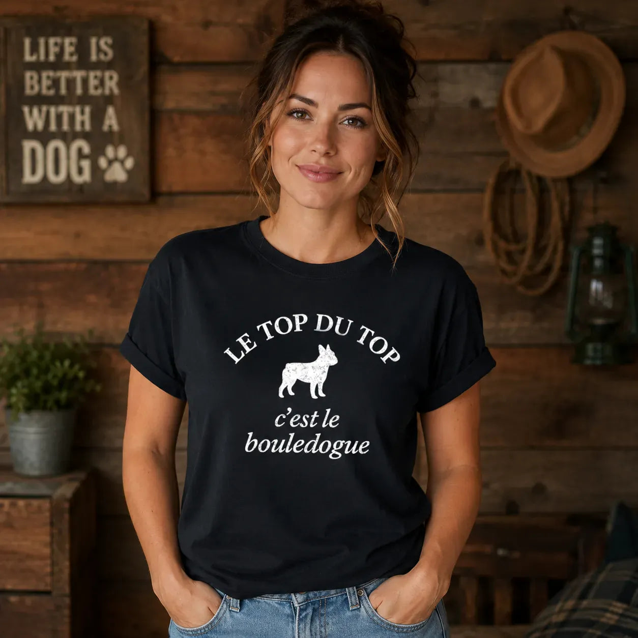 Frenchie Tops T Shirt