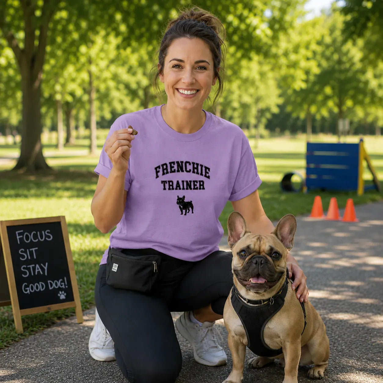 Frenchie Trainer T Shirt