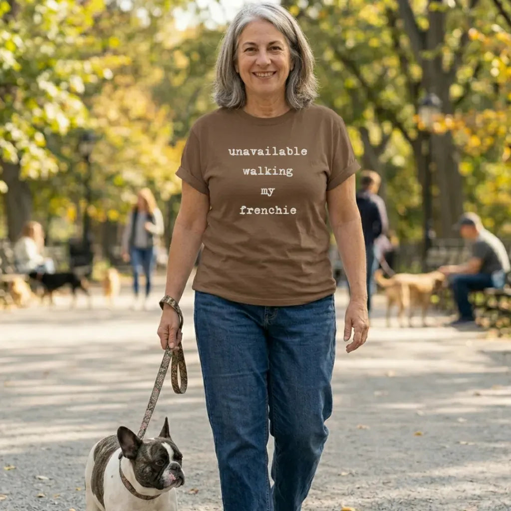Frenchie Walking T Shirt