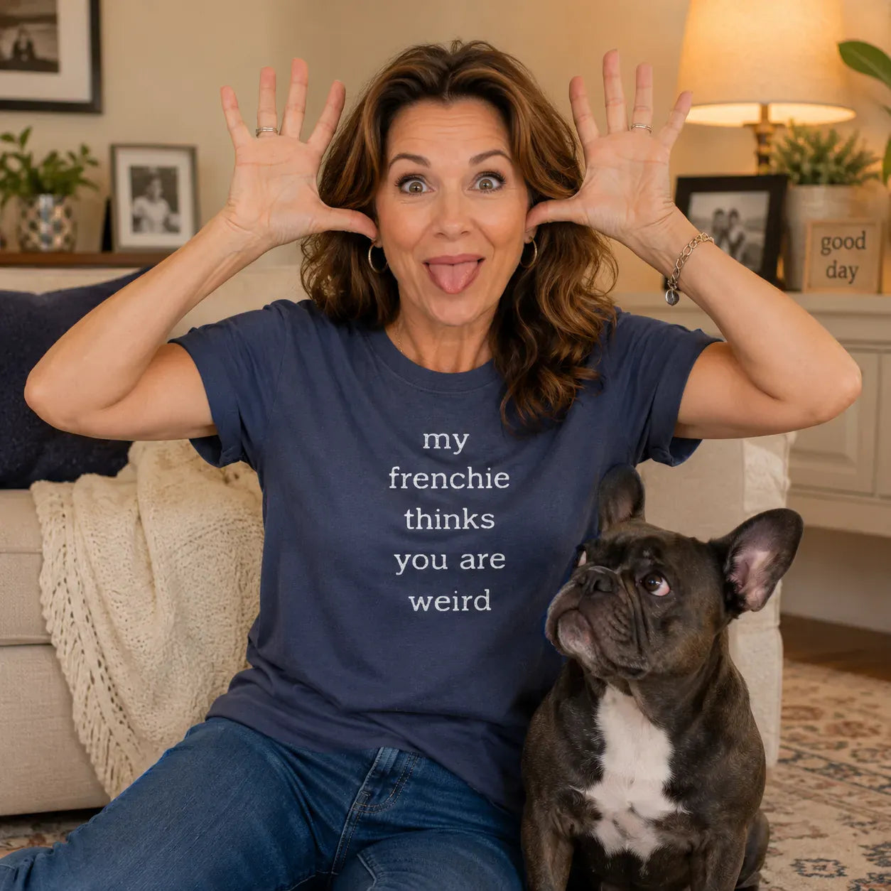 Frenchie Weird T Shirt