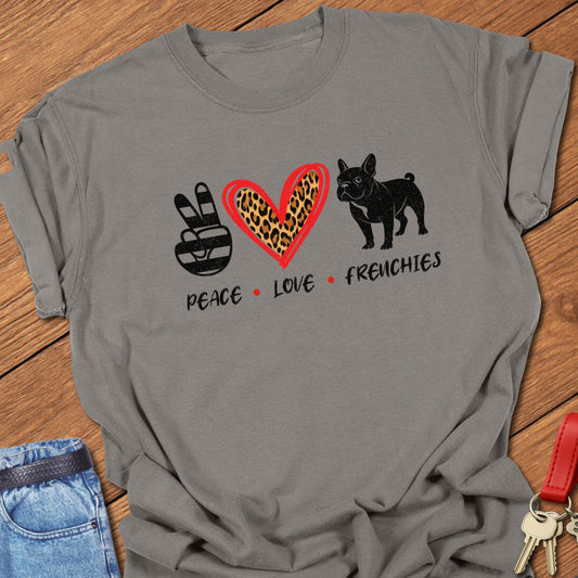Hippie Frenchie T Shirt