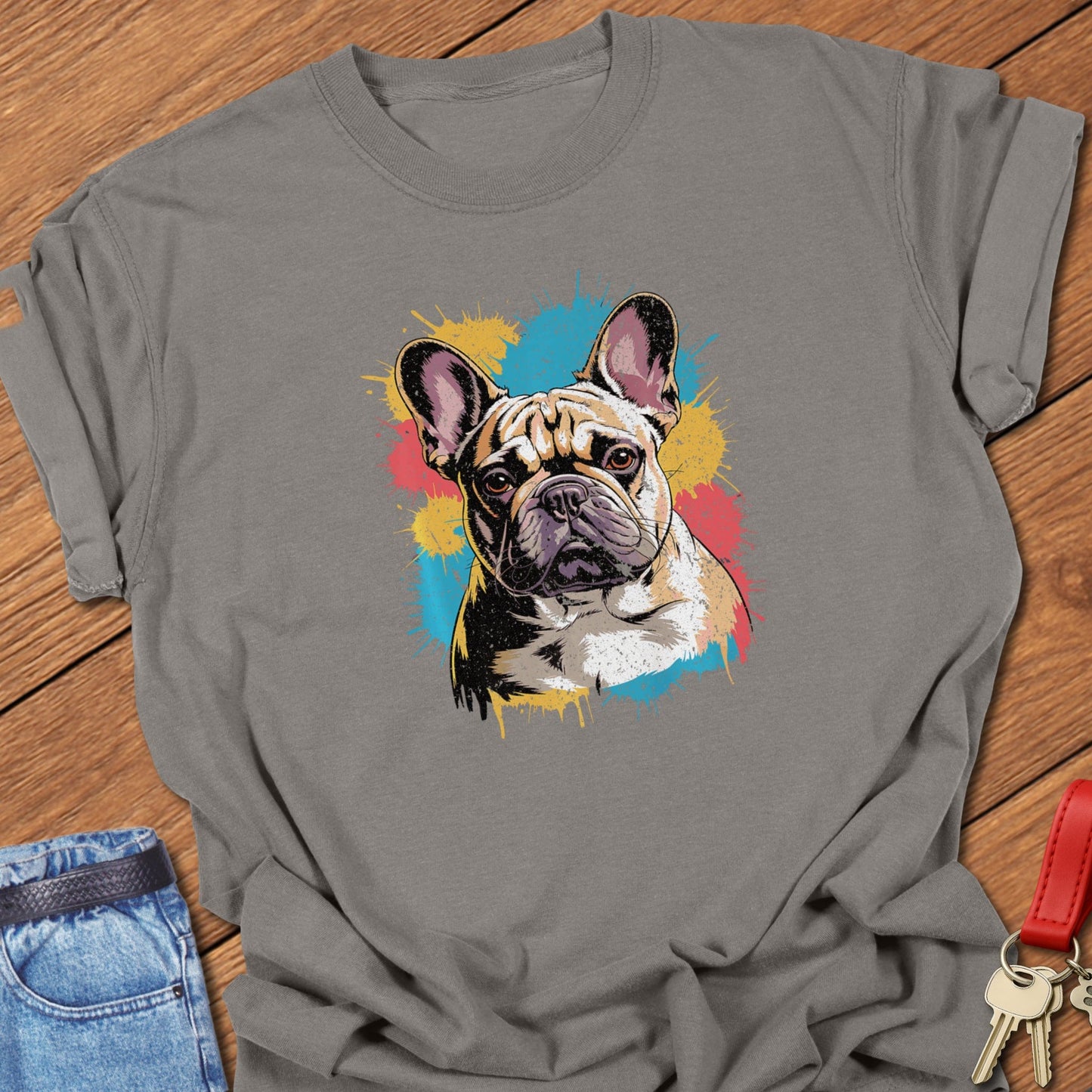 Painted Frenchie T Shirt