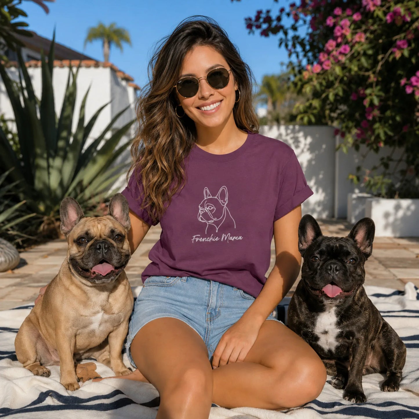 Portrait Frenchie T Shirt
