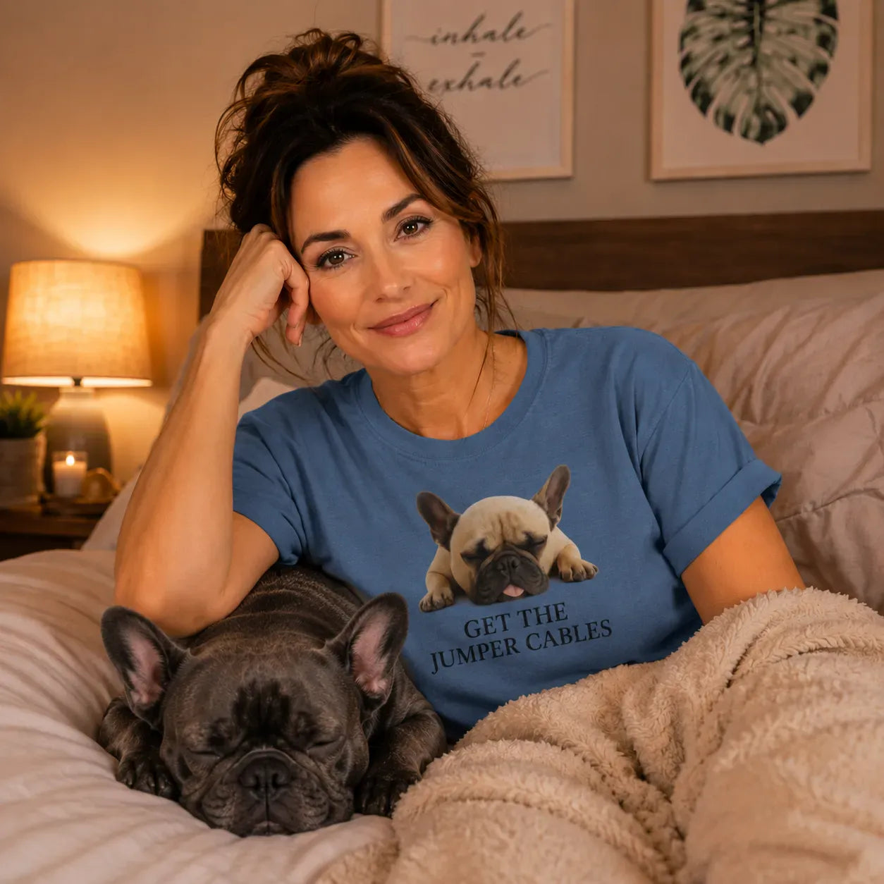 Slumbering Frenchie T Shirt
